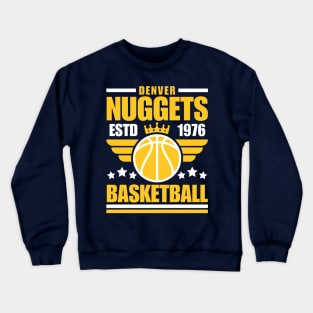 Denver Nuggets 1976 Basketball Retro Crewneck Sweatshirt